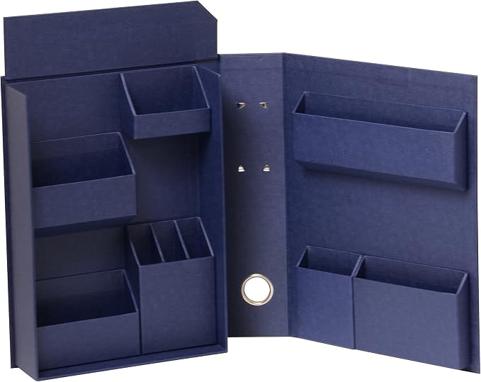 Nakabayashi LST-FB5NV Lifestyle Tool, Storage Box, File B5, Navy