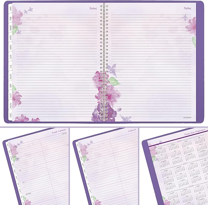 AT-A-GLANCE 2027 Planner, Weekly & Monthly, 13-Month Jan-Jan, 8.5" x 11", Beautiful Day (938P-905-27)