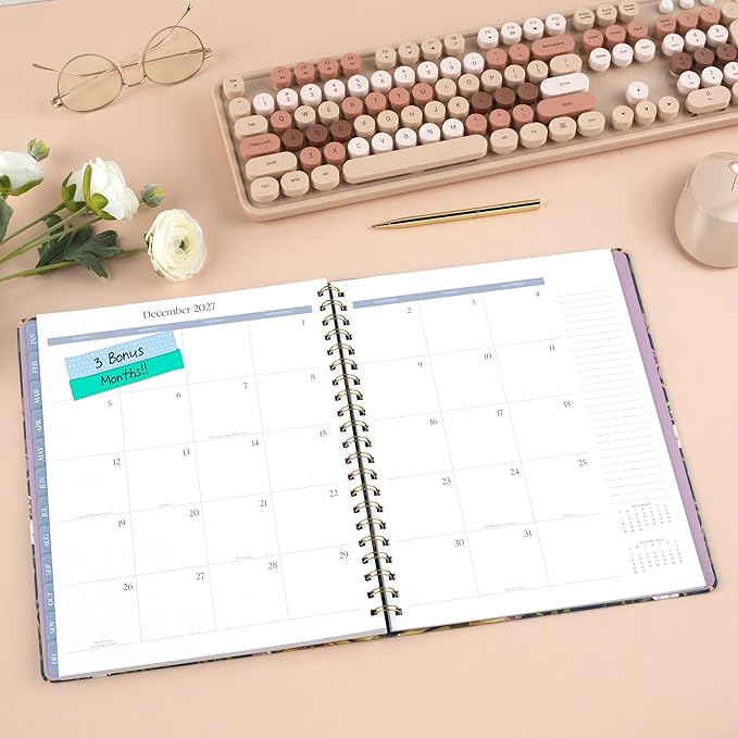 Mead Cambridge 2027 Planner, Weekly & Monthly, 8.5" x 11", Pen+Pillar, Wildflower (PP26-905-27)