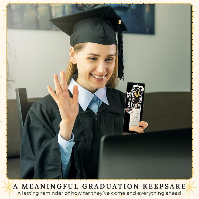 Graduation Gifts - 2026 High School, College Graduation Gifts for Women Her - Gift Ideas for Graduates - Class of 2026 Congrats Grad Inspirational Bookmark with Box