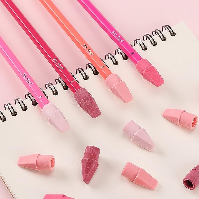 Mr. Pen- Pencil Erasers Toppers, 120 Pack, Pink Shades, Erasers for Pencils, Pencil Top Erasers, Pencil Eraser