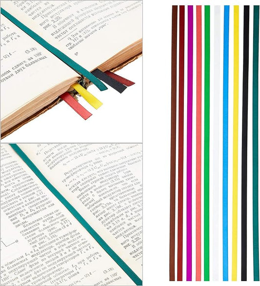 Bible Ribbon Bookmark Ribbons Replacement for Novel School Books(20 Pieces)