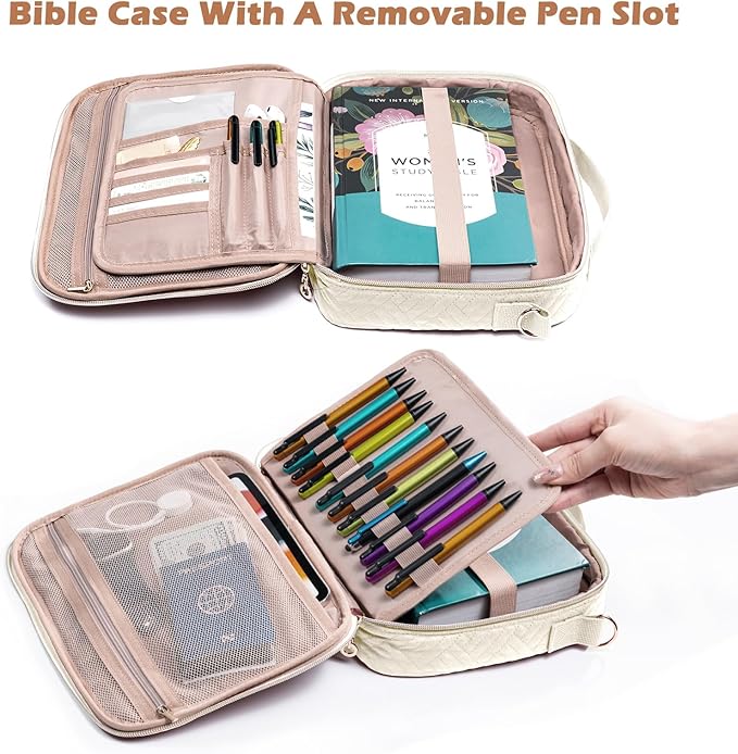 Stylish IMAGINING Bible Cover for Women - Bible Caseswith Handles & Bags - Great Gift & Book Protector