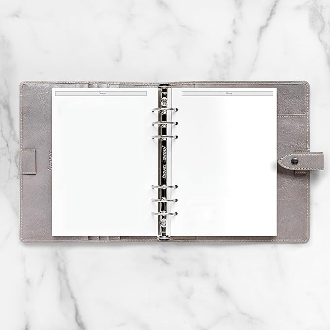 Filofax Calendar Diary Refill, A5 Size, Week-to-View with Appointments, Time Management, White Paper, Ruled, English, 2025 (CTM7051-25)