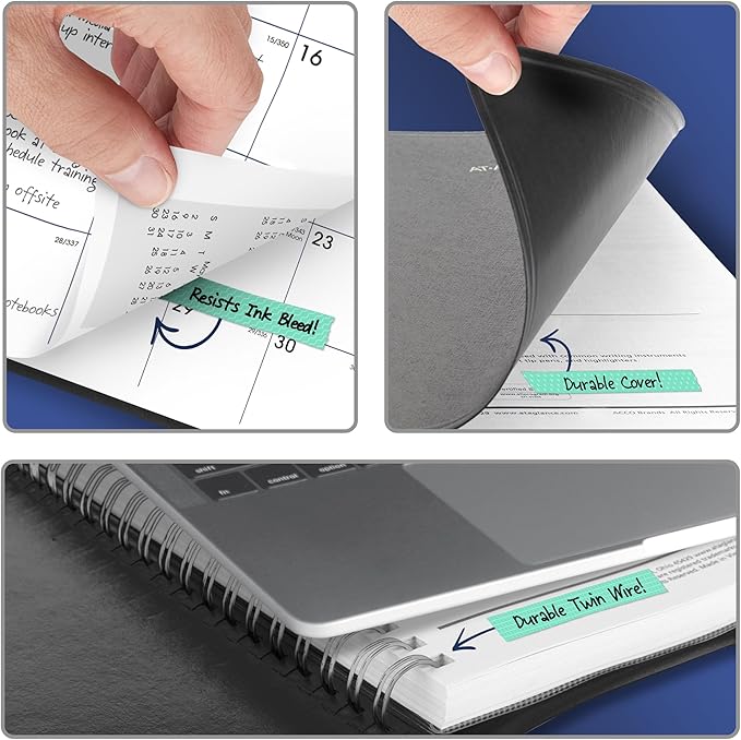 AT-A-GLANCE 2027 Planner, Monthly, 7" x 8.75", Unruled Daily Blocks, DayMinder, Black (G4000027)