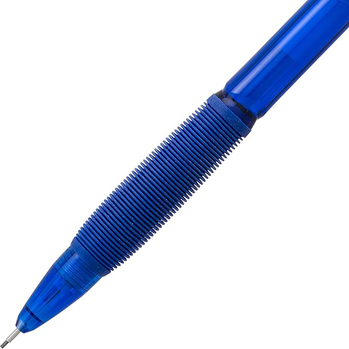 Pentel Twist-Erase GT, 0.7mm, Mechanical Pencil Transparent Blue, Box of 12 (QE207C)