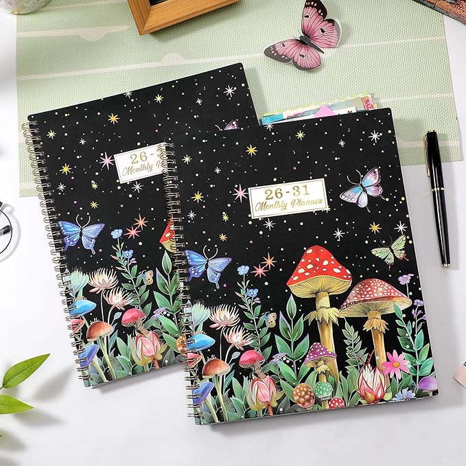 2026-2031 Monthly Planner - 5 Year Planner, July 2026 - June 2031, 5 Year Calendar 2026-2031 Monthly Planners, 9" x 11", Calendar Planners with 60 Months Tabs, Double-Side Pocket, Notes Pages