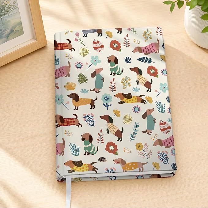 6 Pack Stretchable Book Covers, Jumbo Book Covers for Paperbacks Hardcover Books up to 9 x 11 Inches, Reusable Washable Protective Fabric Books Sleeves, Floral
