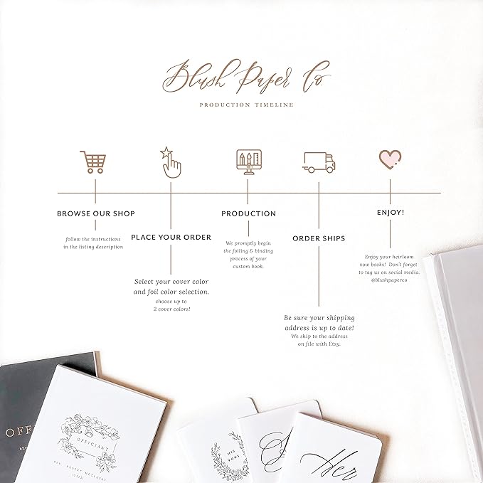 Wedding Planner & Organizer - Real Gold Foil- Diary Engagement Gift Book & Calendar, Bride Journal