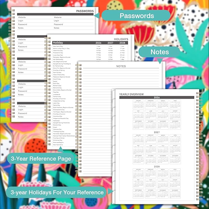 Planner 2026-2028 - MonthlyPlanner 2026-2028, Jul. 2026 - Jun. 2028, 9" x 11", 2 Year Calendar with 24 Months Tabs, Monthly Calendar Planning