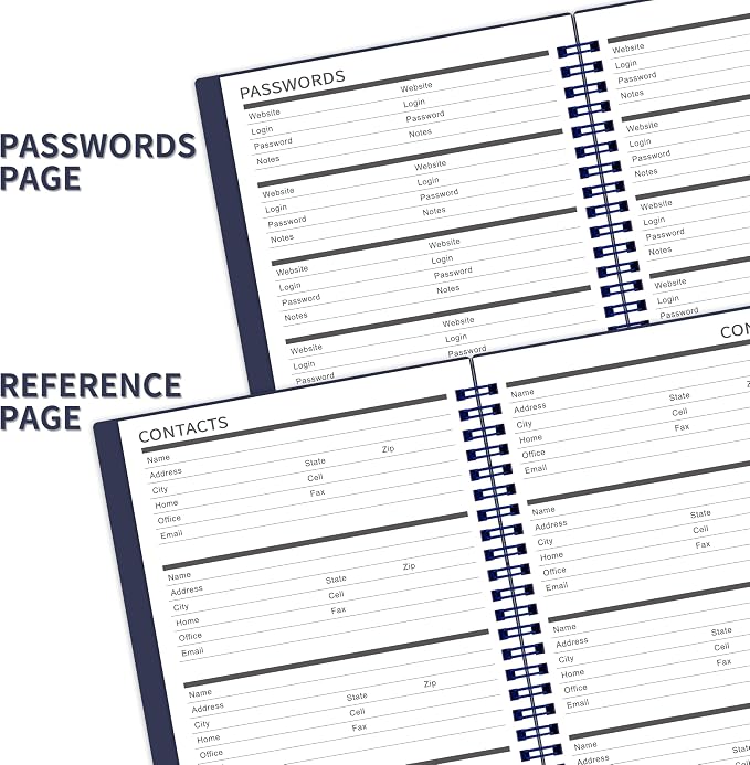 2026-2031 Monthly Planner/Calendar - Jul. 2026 - Jun. 2031, 5 Year Monthly Planner with Tabs, 6.4" x 8.5", 60 Monthly Planner, Two-Side Pocket, 9 Notes Pages, Suitable for Long-Term Planning - Blue