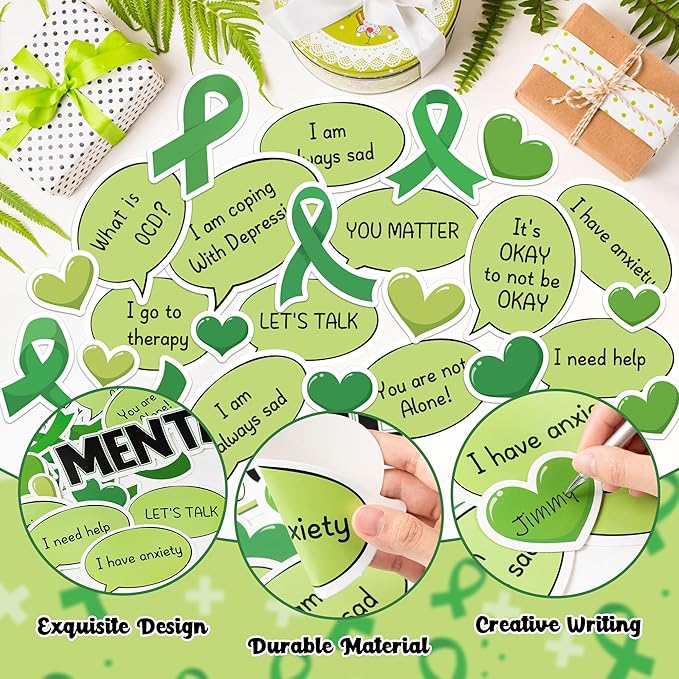 Mental Health Bulletin Board - 71Pcs Motivational Bulletin Board Classroom Decoration Mental Health Awareness Inspirational Positive Sayings Cutout for School Office Classroom Wall Door Decor