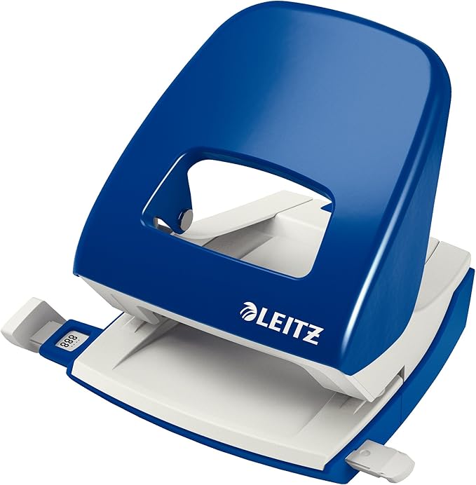 Leitz NeXXt 50950035 Office Set of NeXXt 5008 Office Hole Punch and NeXXt 5502 Stapler in Blister Packaging Black
