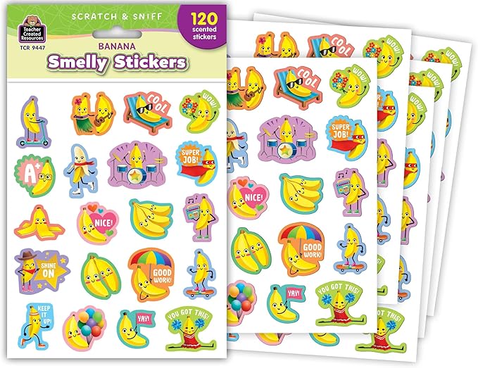 Teacher Created Resources Banana Smelly Stickers (TCR9447)
