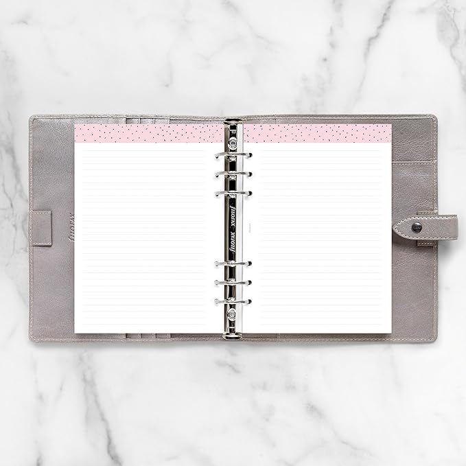 Filofax Calendar Diary Refill, A5 Size, Week-to-View, Confetti Minimal Diary Pack, Multilingual: Five Languages, 2025 (C68591-25)