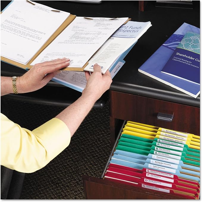 Smead Pressboard Classification File Folder with SafeSHIELD Fasteners, 2 Pocket Dividers, 2" Expansion, Letter Size, Bright Red, 10 per Box (14082)