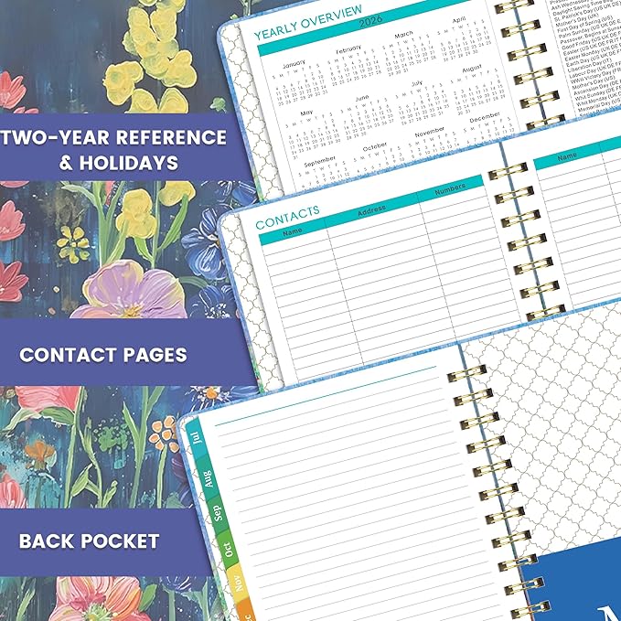 Planner 2026-2027 - 2026-2027 Planner Weekly and Monthly from July 2026 to June 2027, 6.4'' x 8.5'', with Thick Paper, Inner Pocket