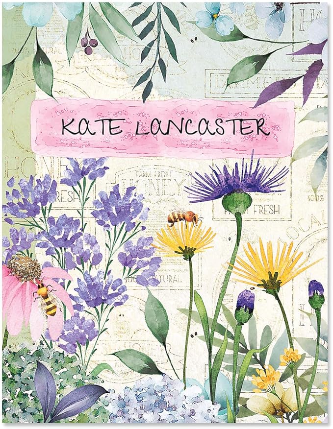 Current Wildflower Sanctuary Bill Paying Organizer Book - 9" x 12” Personal Account Book, Spiral Bound, 14 Storage Pockets, 32 Label Stickers, Monthly Finance & Payment Management Tracker for Home & Office
