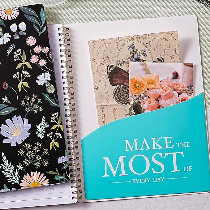 Planner 2026-2027 - 2026-2027 Planner Weekly and Monthly 9" x 11", JULY 2026 - JUNE 2027, Academic Planner 2026-2027, Monthly Calendar Planner with Colorful Tabs, Spiral Binding, Pocket - Black