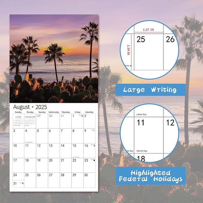 2026 Wall Calendar,Calendar 2026, July 2025 - December 2026, Wall Calendar Whispers Of The Wild, 12" x 24" Opened,Full Page Months Thick & Sturdy Paper for Gift Perfect Calendar Organizing Planning