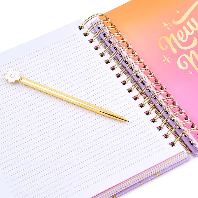 Votum 18 Month Hard Cover Planners/Calendars 10" x 10", January 2026 - June 2027 - Daily, Weekly & Monthly Organizer with Pens, Stickers, Sticky Notes, and a Sturdy Cover - Bee You