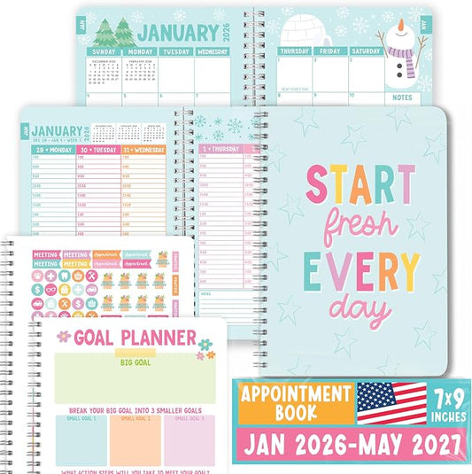 Hourly Appointment Book 2026-2027 - Appt Book 2026, Hourly Daily Weekly Monthly 2026 Appointment Planner, Schedule Planner, Scheduling Books, Appointments Calendar Home Office Business