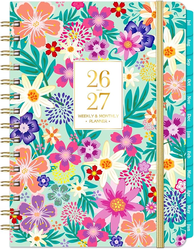 Planner 2026-2027 - Planner 2026-2027 Daily Weekly and Monthly, July 2026 - June 2027, 6.3’’ × 8.4’’, Inner Pocket, Hardcover, Perfect Daily Organizer