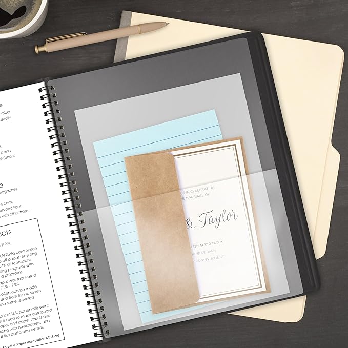 AT-A-GLANCE Planner 2026-2027 Weekly Academic 14-Month July-August, Quarter-Hourly Appointment Book, 8-1/4" x 11", Black (7095705)