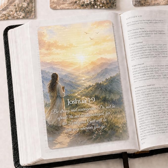 16PCS Bible Page Overlays for Women, Christian Bookmark Gift, Inspirational Scripture Book Marks, Bible Verse Bookmarks for Women, Christian Reading Accessory for Book Lovers (A1)