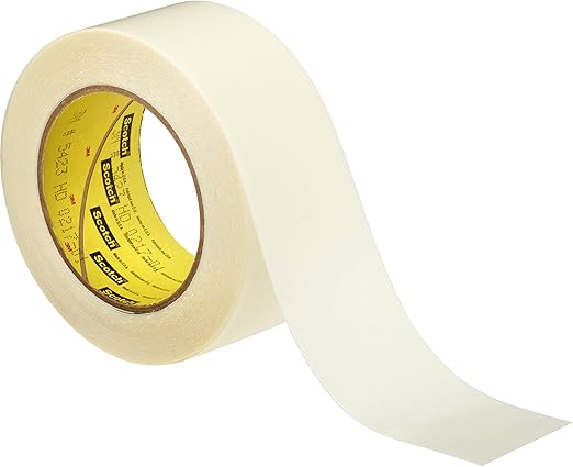 3M UHMW Film Tape 5423, Transparent, 12 in x 18 yd, 12 mil, 1 roll per case