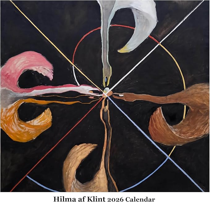 Hilma af Klint- 2026 Wall Calendar 12” x 12”- Swedish Master Artist of Naturalism- Printed on FSC Certified Cardstock Paper- Monthly Organizer for Home and Office
