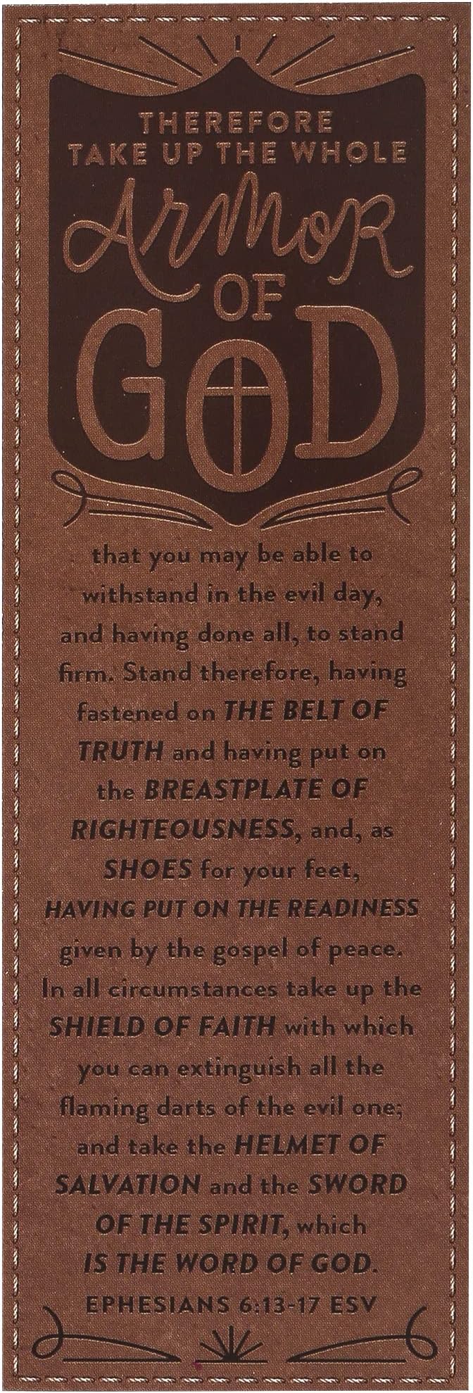 Salt & Light, Ephesians 6:13-17 Armor of God Bookmarks, 2 x 6 inches, 25 Bookmarks