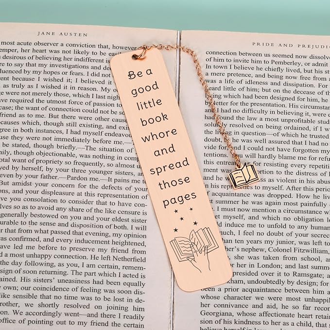 Metal Book Marks for Reading Women - Cute Bookmark for Women Smut Bookmarks for Book Lover Spicy Reading Gifts for Girls Bookworm Gifts for Friends Spicy Reader