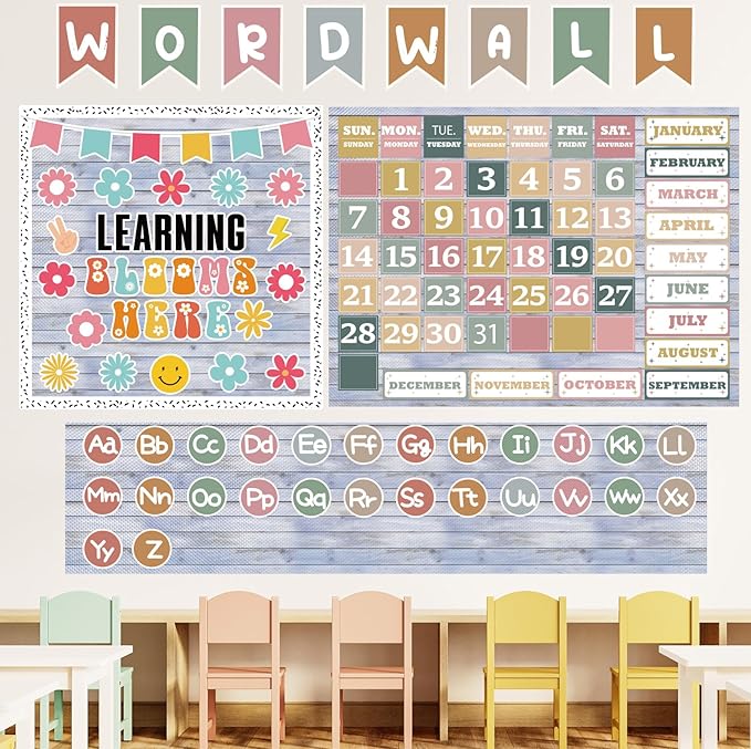 Inkspire Beach Wood Bulletin Board Paper Roll,14.8FTx47IN Large Reusable Waterproof Erasable Classroom Wall Background Backdrop Paper,Fade-Resistant Fabric Wrapping School Decors Teacher Supplies