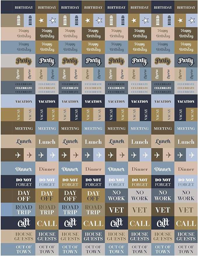 TF Publishing 2026 Linen Large Weekly Monthly Planner with 12-Month Calendar Grid, Priorities Section, Habit Tracker, and Stickers - Large Planner for School or Work - 9in x 11in