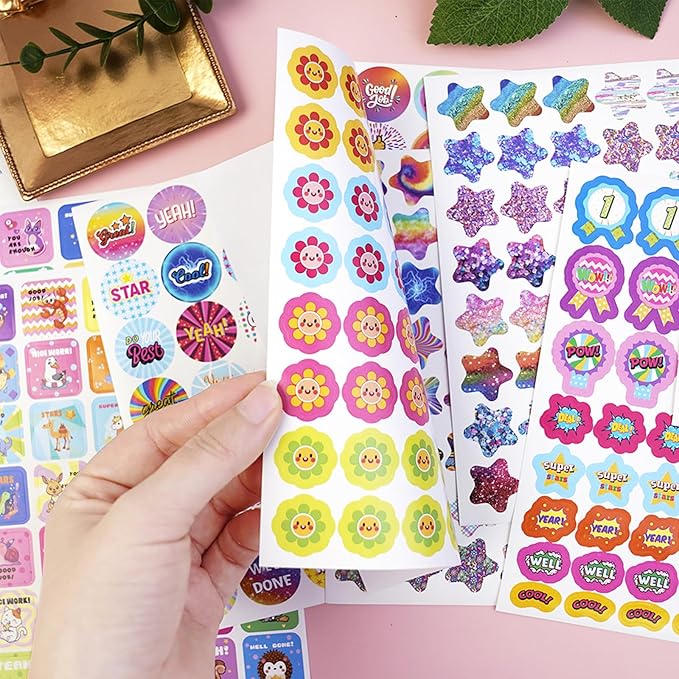 840PCS Teacher Sticker for Student, Funny Motivational Reward Stickers for Kids Classroom, Must Have Essentials for Teachers Elementary, Positive Encouragement Stickers Home School Supplies