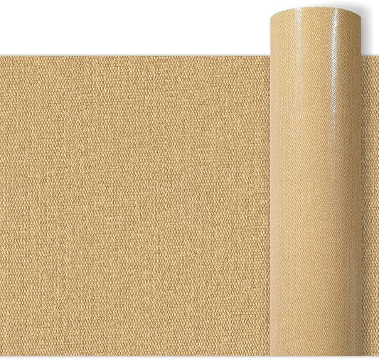 Burlap Bulletin Board Roll Reusable Waterproof Erasable Brown Non-Woven Fabric Bulletin Board Roll Linen Farmhouse Background Poster for Home Party Classroom Decor Wrapping DIY Crafts 15.7" x 40ft