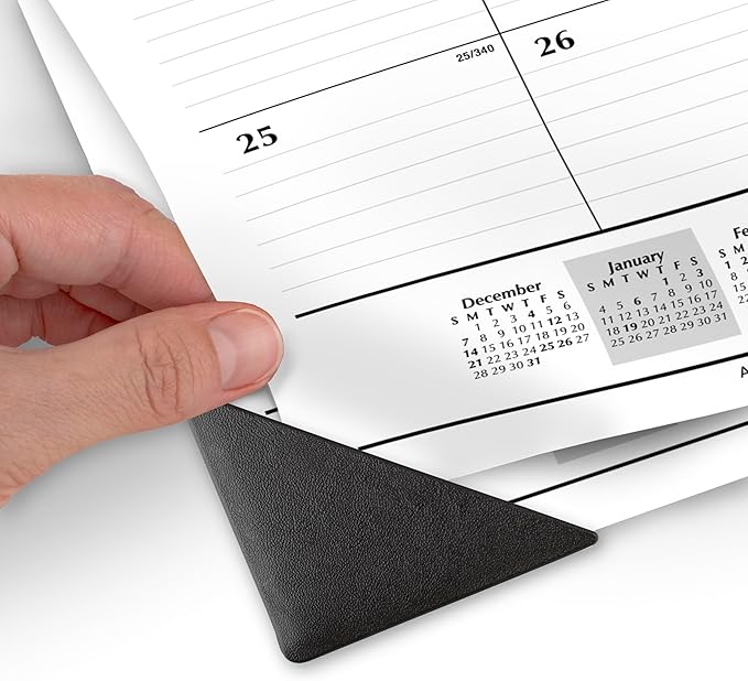 AT-A-GLANCE 2026 Desk Calendar, Desk Pad, Monthly, 21-3/4" x 17", Large, Ruled Blocks, 3 Pack (AZSK240026), White