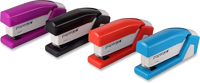 BOSTITCH Compact One-Finger 15-Sheet Stapler(ACI1558), Colors may vary