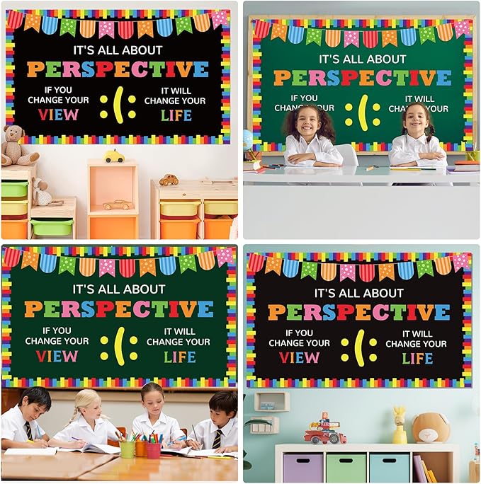 Inspirational Bulletin Board Motivational Classroom Decor Positive Cutouts Inspirational Classroom Bulletin Board Decorations Growth Mindset Paper Cutouts for Back to School Chalkboard Decoration