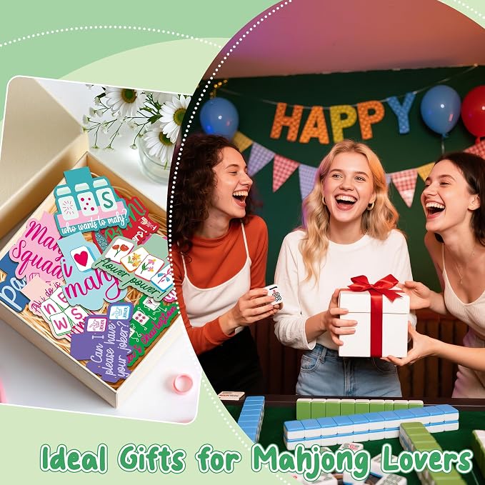 20Pcs Funny Mahjong Magnetic Bookmarks for Reading, Cute Reader Gift Book Marker for Mahjong Lover Funny Aesthetic Bookmark Page Marker Clip Gift for Graduation Back to School Book Lover Birthday