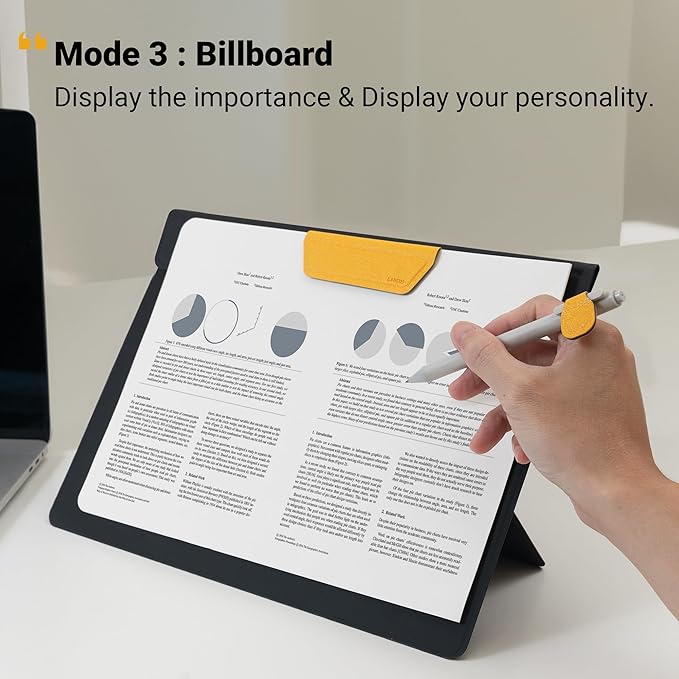 LHiDS Creative Folio Lite 2.0 with Stand, Business Portfolio, 3-in-1 Padfolio with Magnetic Accessories, Work as Notebook Cover, Clipboard, Organizing Board for Home and Office (Black, A4/Letter)
