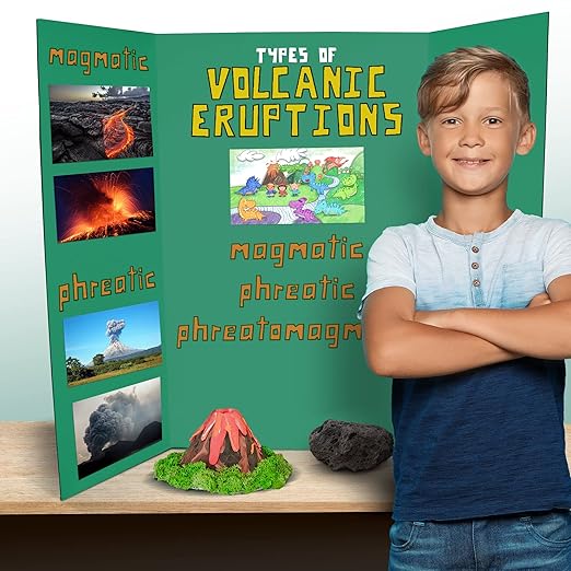 Flipside Products 36” x 48” Foam Project Boards for Presentations, Science Fair, School Projects, Event Displays and Trifold Picture Board - Assorted Colors 3/16'' Thcik - 3 Pack