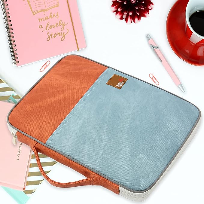 Lanola A4 Document Bags Portfolio Waterproof Business File Holder Travel Gear Organizer Electronics Accessories Bag