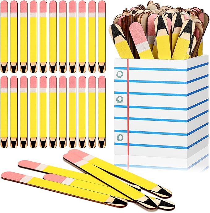 Gueevin 121 Pcs Pencil Flip Name Sticks with Notebook Storage Cup Classroom Talking Flip Sticks Teacher Student Management Grouping Tool for Educational Learning Classroom Supplies