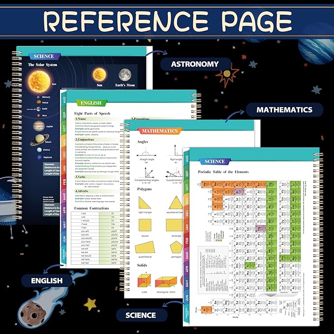 Student Planner 2026-2027 - School Planner 2026-2027, Aug. 2026 - Jun. 2027, 9" x 11", 26-27 Academic Planner with 3-Hole Punched, Colourful Tabs & Stickers