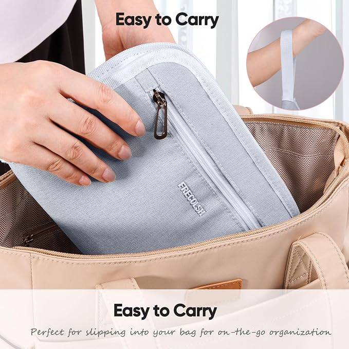 Receipt Organizer with 12 Pockets 10x6 Receipt Holder Organizer - Small Accordion File Organizers - Cash Organizers for Travel, Business, Gift