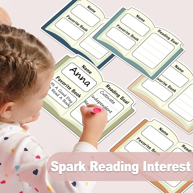 Boho Reading Bulletin Board Decorations Its a Good Day to Read a Book Bulletin Board Colorful Books Cutouts Back to School Reading Classroom Decor for Home Library Preschool Chalkboard Wall Supplies