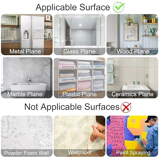 JANYUN 280 Pcs Double Sided Sticky Dots Removable Square Putty Clear Double Sided Tape for Crafts No Trace Sticky Tack Adhesive Tape (Square 20 mm)