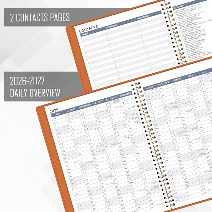 2026-2027 Weekly Appointment Book/Planner - JULY 2026 - JUNE 2027, 53 Weeks Daily Hourly Planner/Appointment Book 2026-2027 Organizer, 9" x 11"